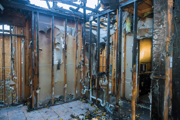 Professional Fire Damage Restoration technician working in Medina, OH
